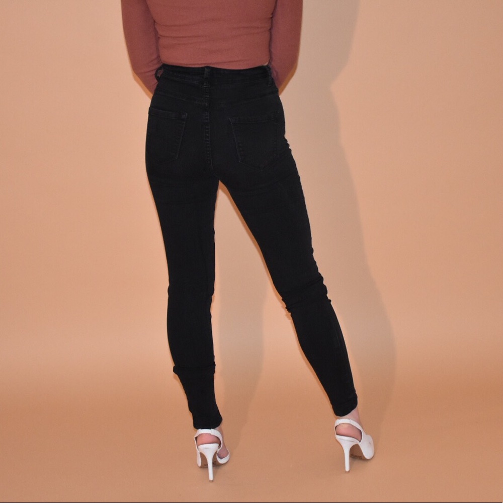 Fashion nova high waisted black jeans - Picture 6 of 6